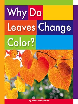 cover image of Why Do Leaves Change Color?